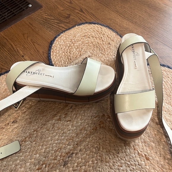 ALTEZZA Naked Feet Ice Wedge Sandals - Picture 4 of 6